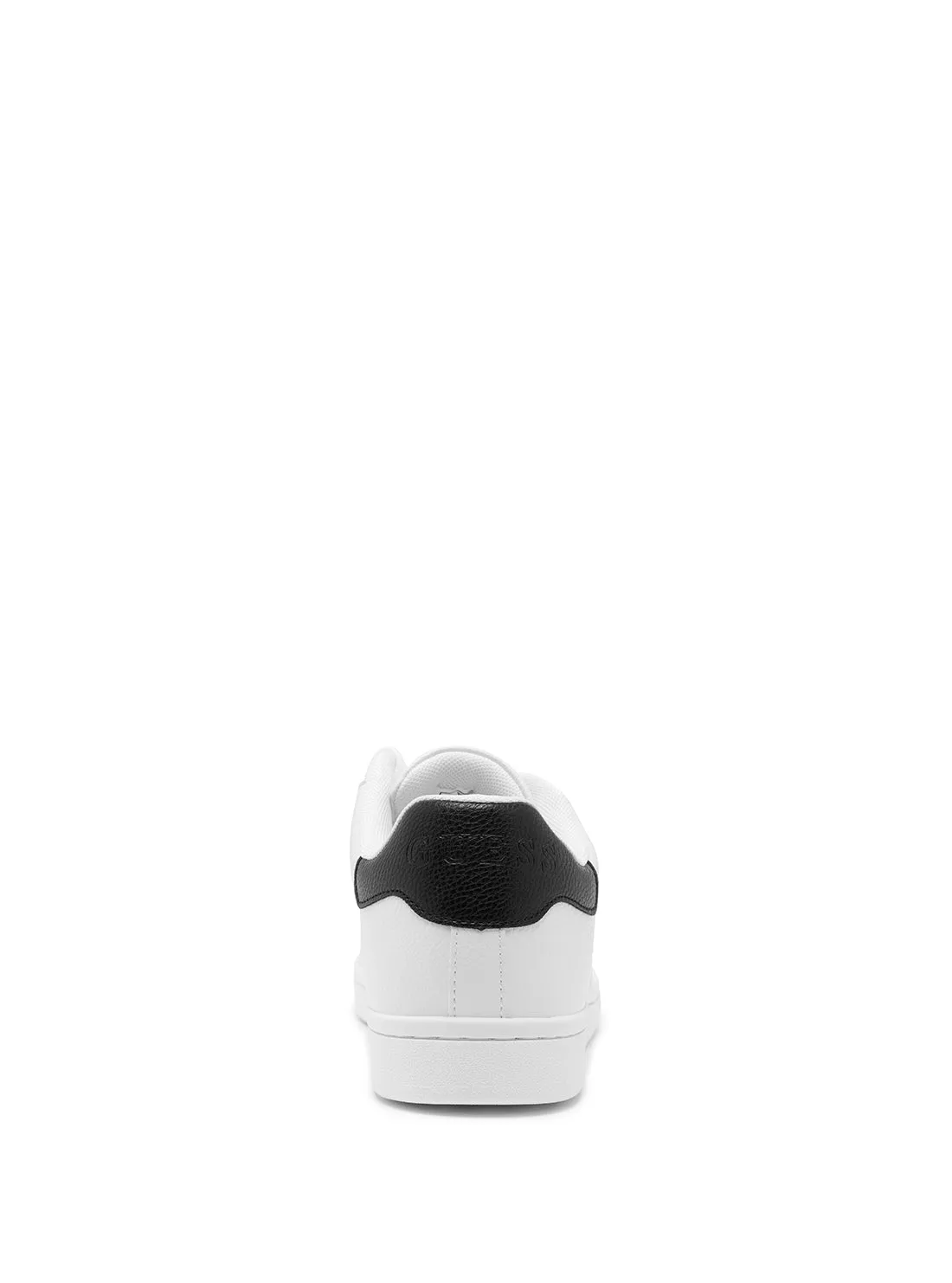 White Logo Longle Low-Top Sneakers