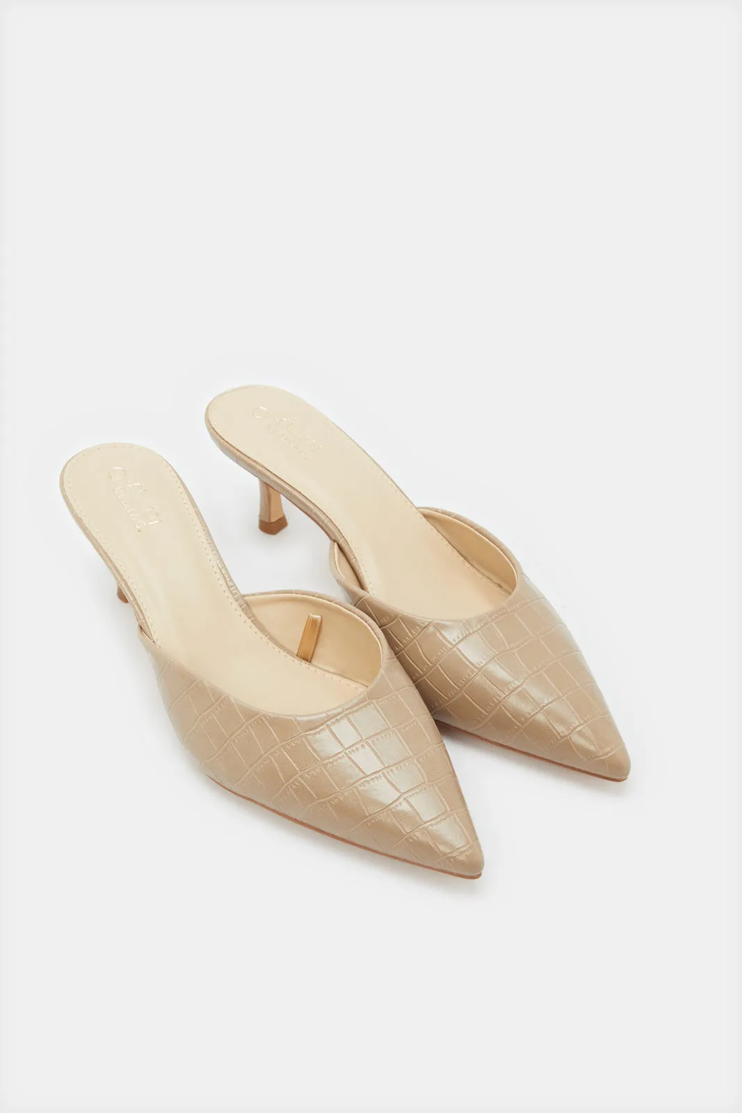 Women Taupe Mule