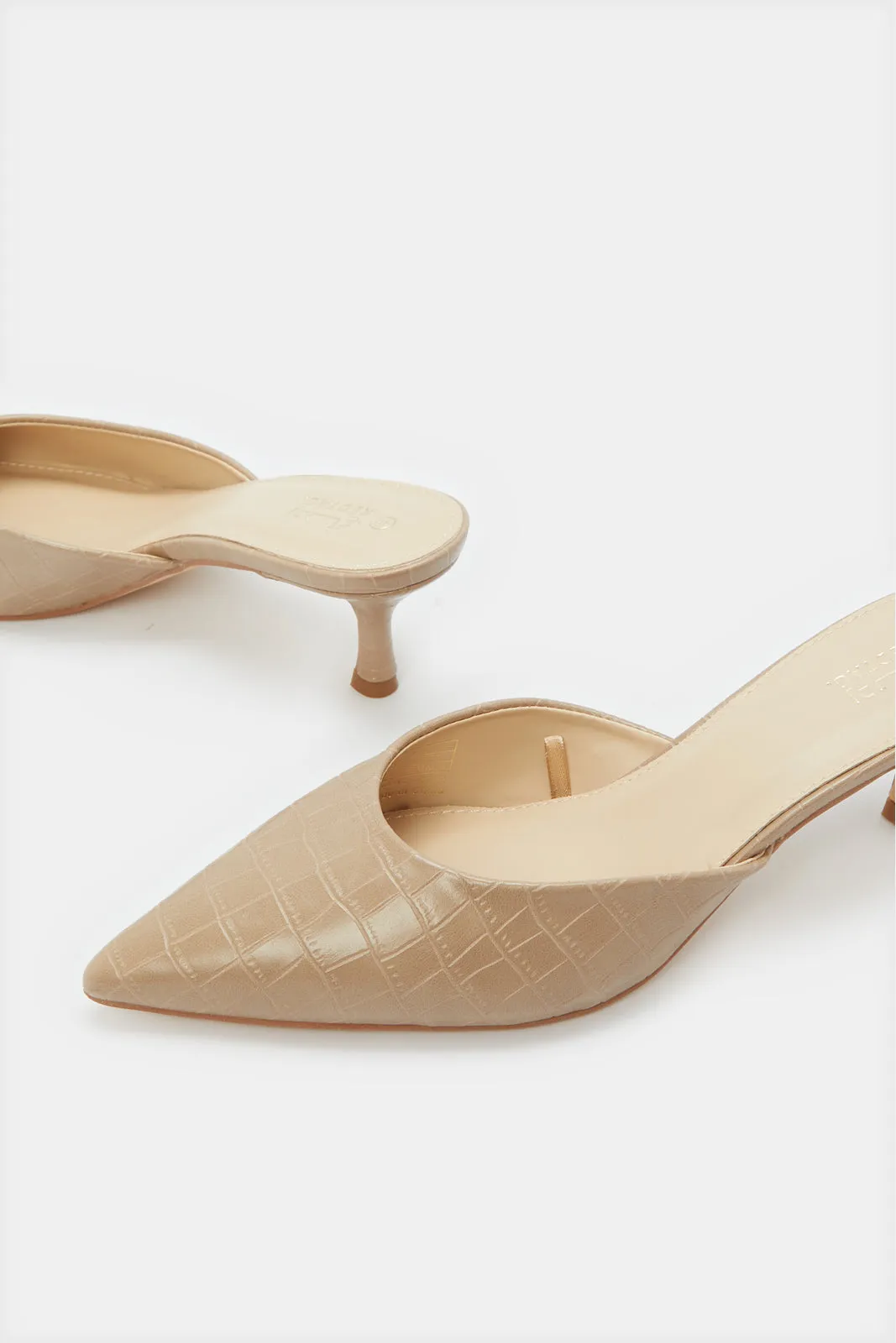 Women Taupe Mule