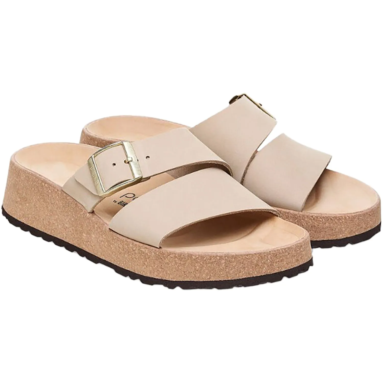 Women's Birkenstock Papillio Almina Sandcastle Nubuck